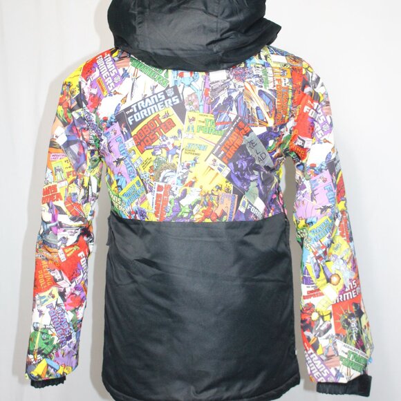 686 Transformers Comic Print Jacket Youth Medium - Picture 5 of 11